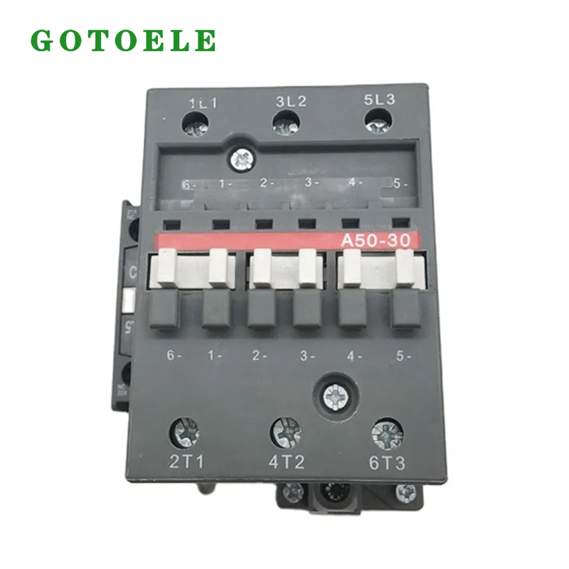 A50-30-11 3-polet AC-kontaktor 100A 1NO+1NC hjælpekontakter