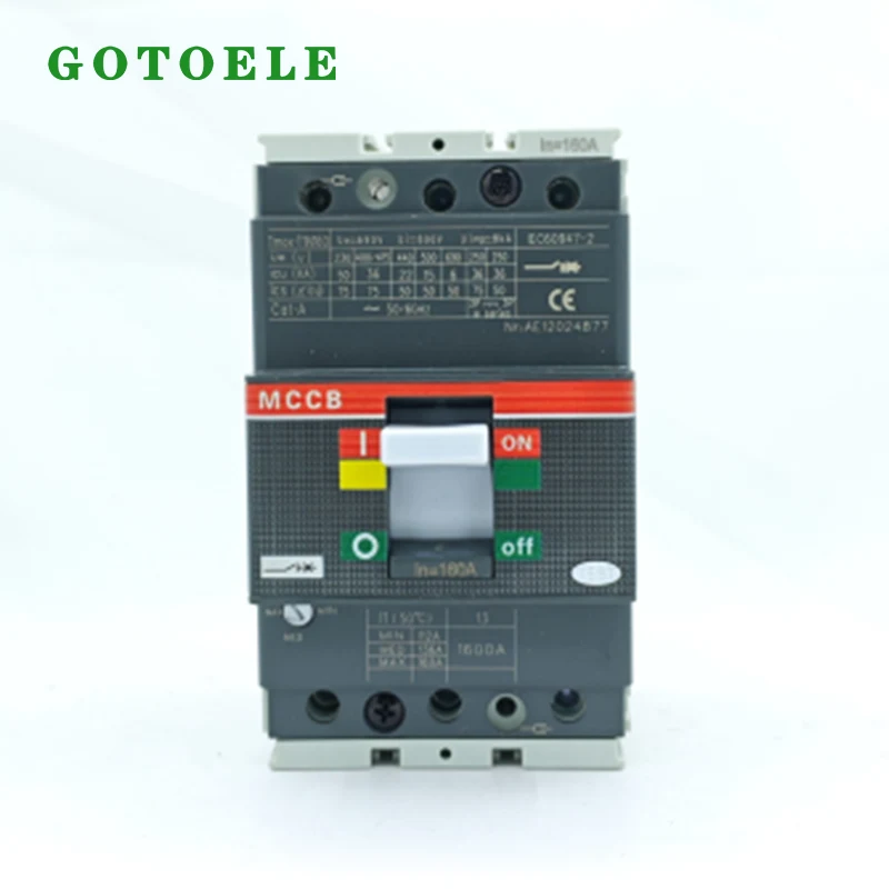 ABB TMAX-serien af ​​støbt hus afbryder 3P 63A - 1600A