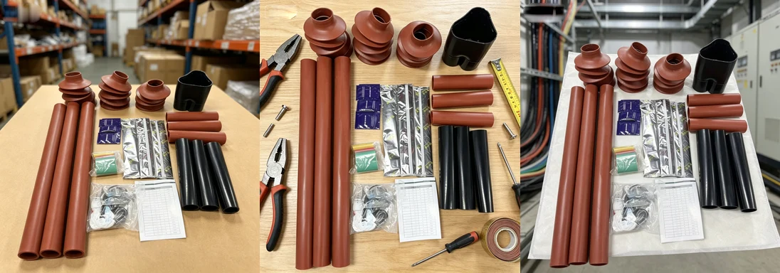 10kV 3 Core Outdoor Heat Shrink Cable Termination Kit
