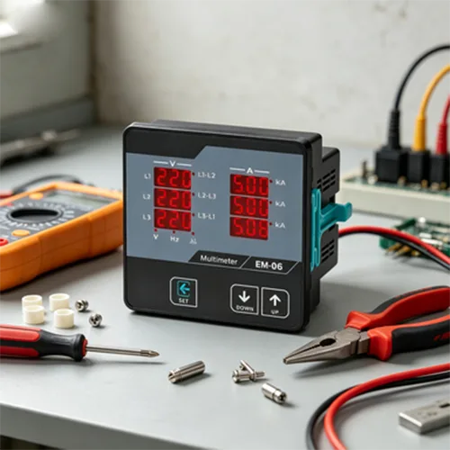 EM-06 Three Phase Voltage Current Digital Panel Meter