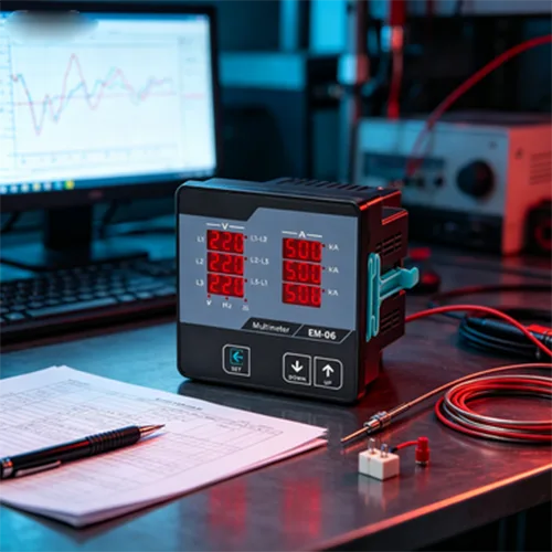 EM-06 Three Phase Voltage Current Digital Panel Meter